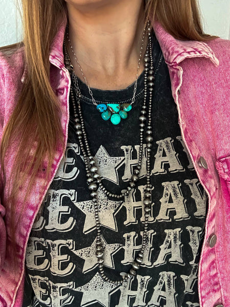 Turquoise necklace, turquoise jewelry, western necklace