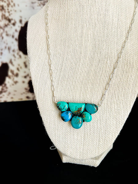 Turquoise necklace, turquoise jewelry, western necklace