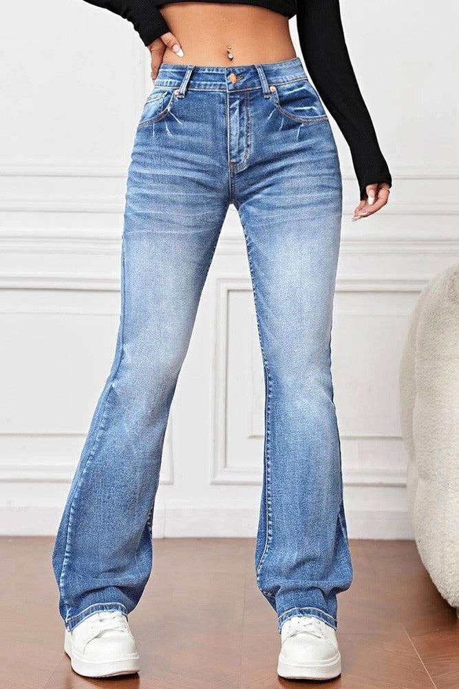 Non high fashion waisted jeans