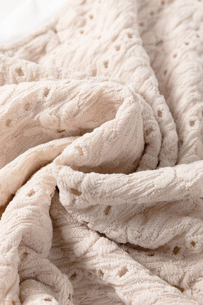 Oatmeal Florals Crew Neck Tank Top