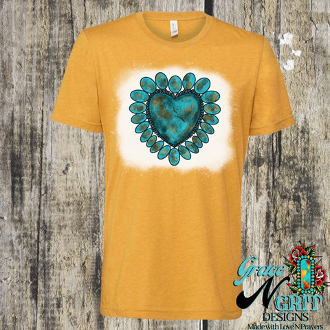 Heart of Turquoise Tee