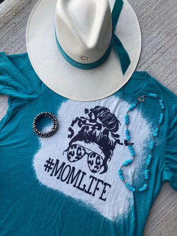 Bleached #MomLife Tee