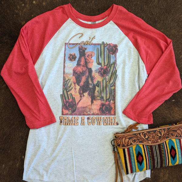 Can't Tame a Cowgirl T-shirt