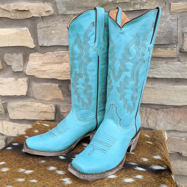 Tanner Mark Addy Ladies Turquoise Boots