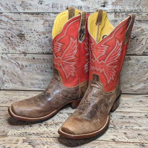 Cinch Red Top Brown Leather (Size 11D)