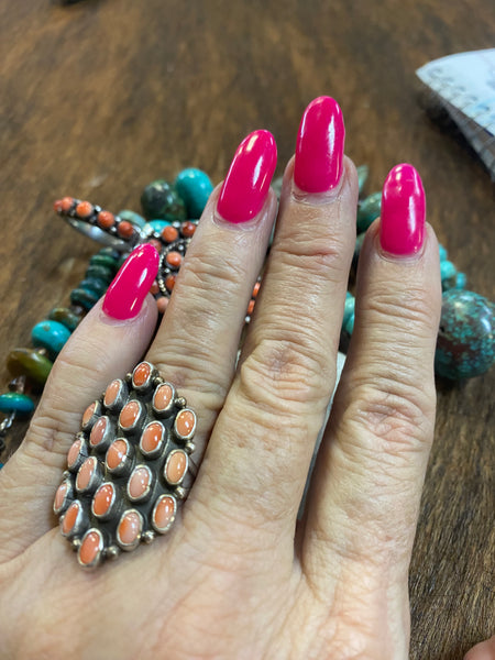 LT150 Pink Coral Ring