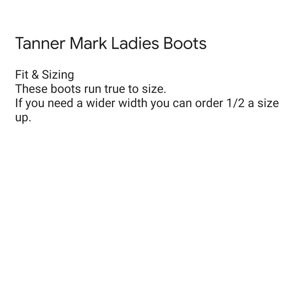 Tanner Mark Legado Ladies Boot