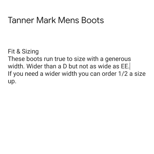 Tanner Mark Tombstone Mens Boot